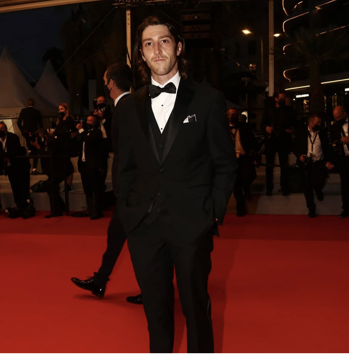 Brandon Macpherson on red carpet